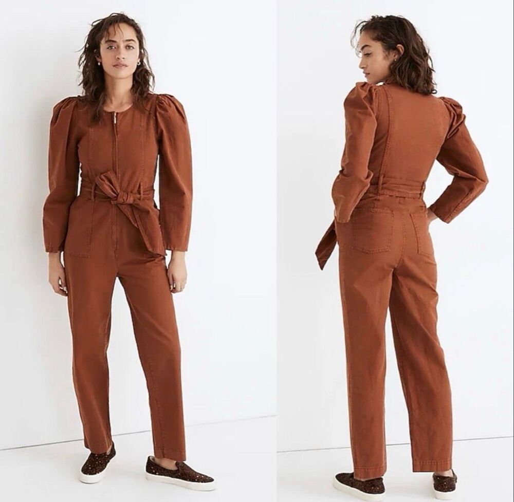 Baum und Pferdgarten Noralee Rust Denim Jumpsuit NWT Size 10